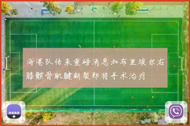 海港队传来重磅消息加布里埃尔右膝髌骨肌腱断裂即将手术治疗